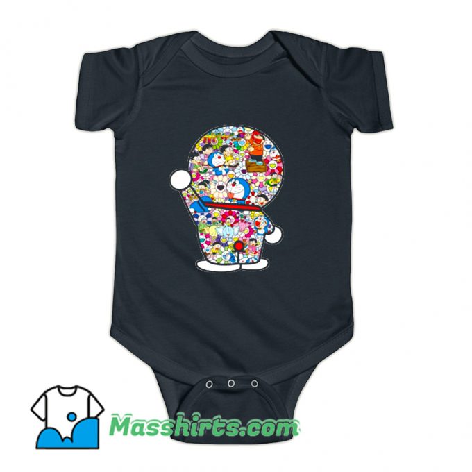 Doraemon Mosaic With Takashi Baby Onesie