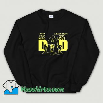 First Hero And Love Family Sweatshirt