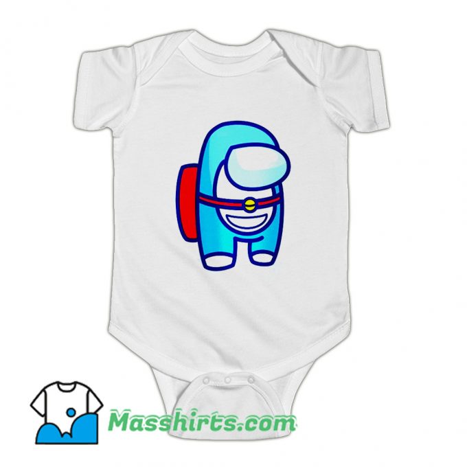 Funny Among Us Doraemon Baby Onesie