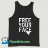 Funny Free Your Face Anti Mask Tank Top
