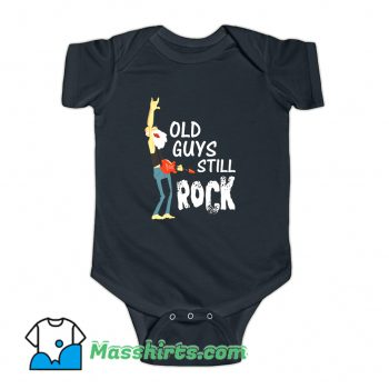 Funny Old Guys Still Rock Baby Onesie