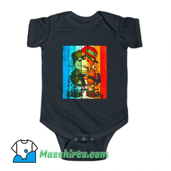 Hip Hop Rapper Hustle Hard Quotes Baby Onesie