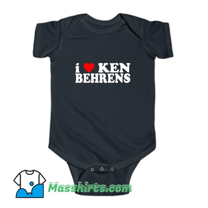 I Love Ken Behrens Baby Onesie