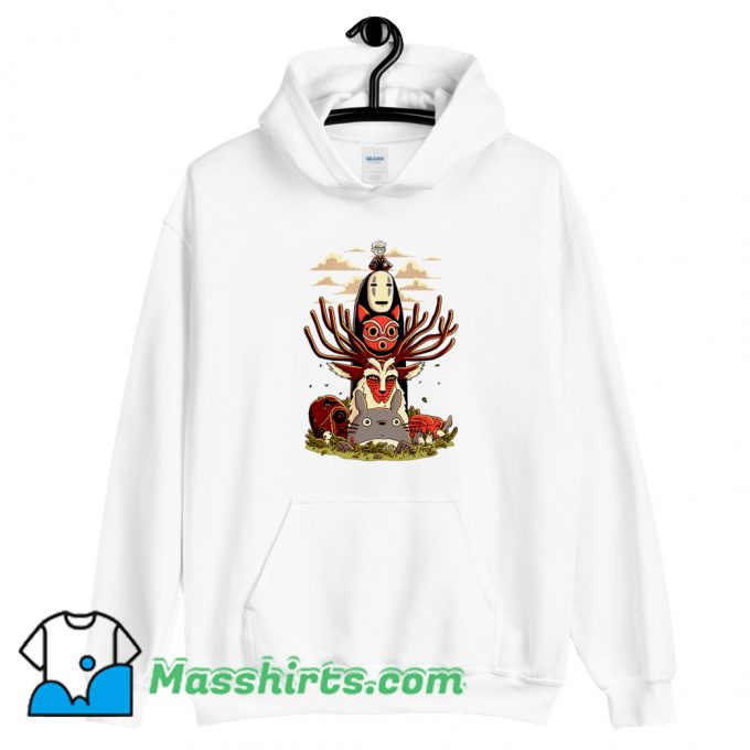 New Anime Manga Ghibli Totem Hoodie Streetwear