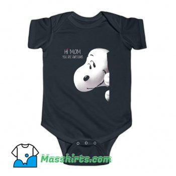New Greet Snoopy Mothers Day Baby Onesie