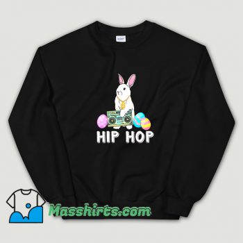 New Hip Hop Bunny Easter Eggs Sweatshirt
