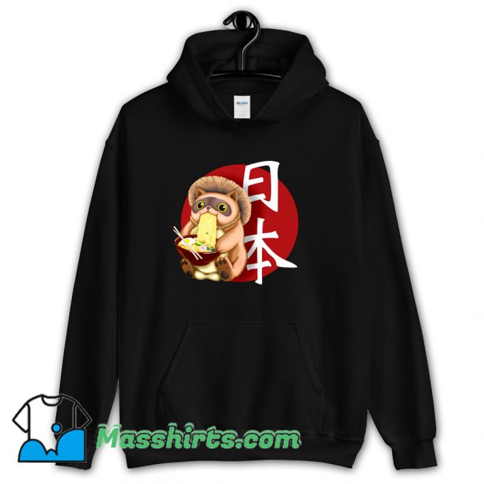 New Tanuki Japanese Ramen Hoodie Streetwear