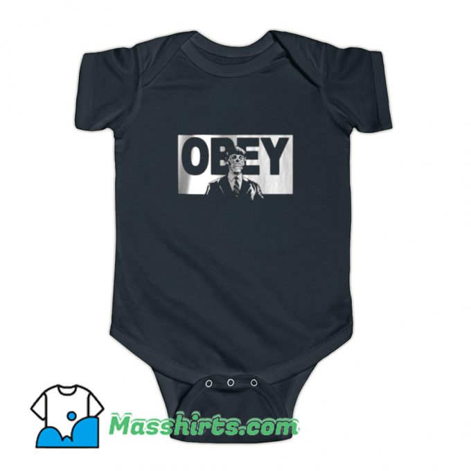 New Zombie Obey Baby Onesie