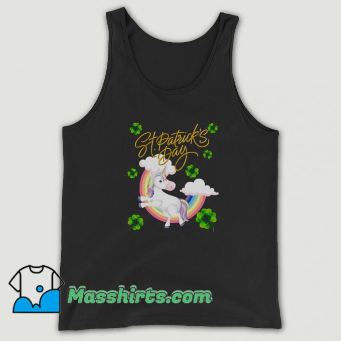 Original Unicorn St Patricks Day Tank Top