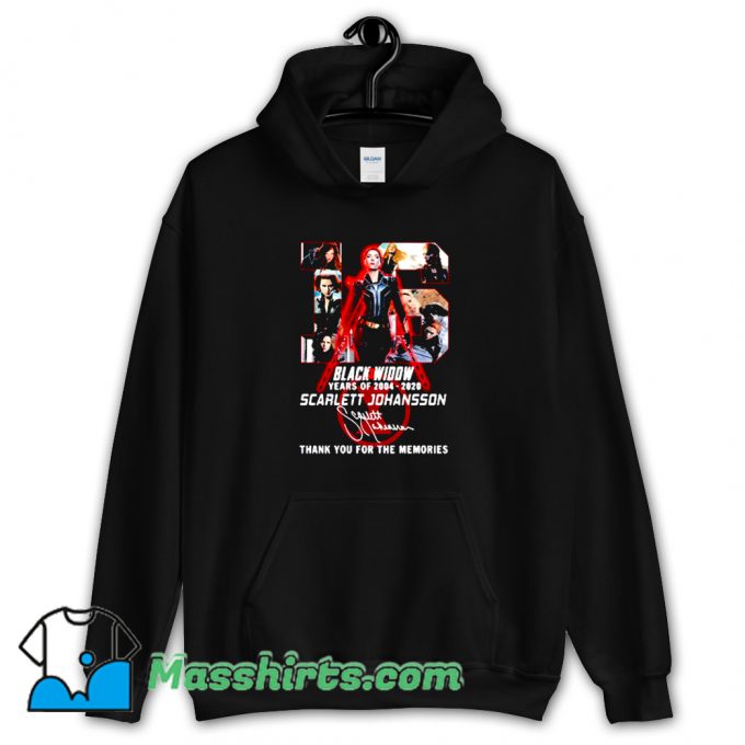 Scarlett Johansson Black Widow 16th Years Of 2004 2020 Hoodie Streetwear