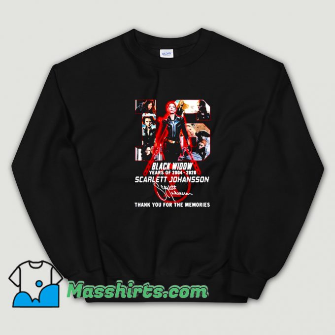 Scarlett Johansson Black Widow 16th Years Of 2004 2020 Sweatshirt