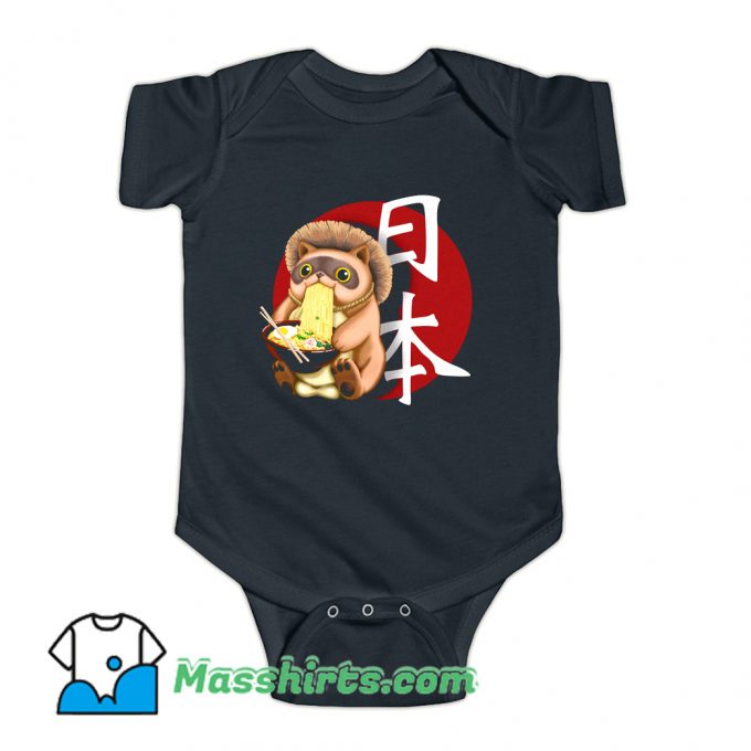 Tanuki Japanese Ramen Baby Onesie