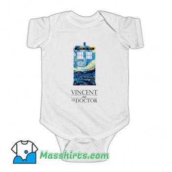 Vincent and The Doctor Who Baby Onesie