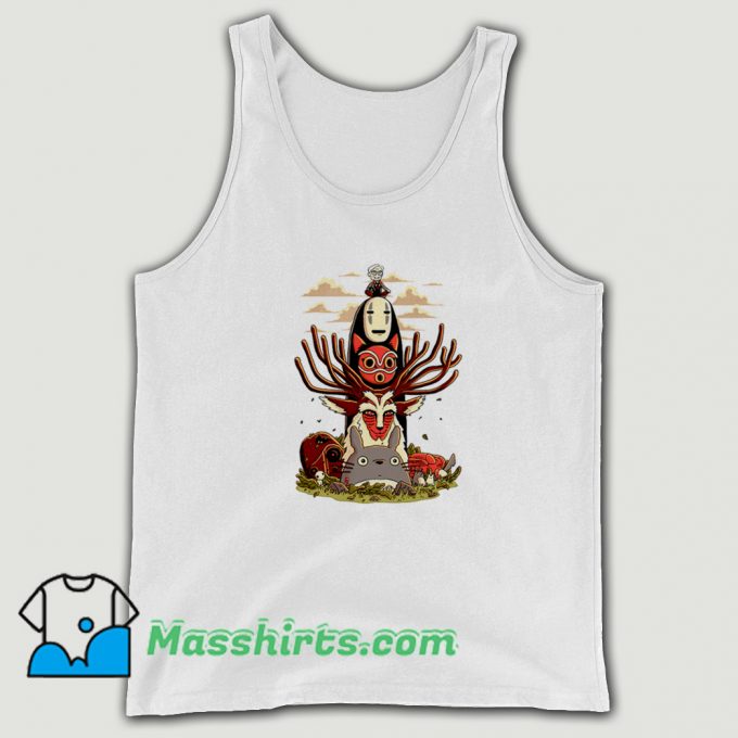 Vintage Anime Manga Ghibli Totem Tank Top