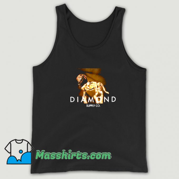 Vintage Diamond Supply Geo Lion Tank Top