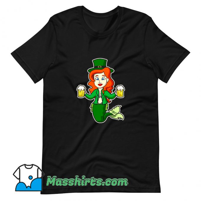 Vintage Irish Mermaid Beers T Shirt Design