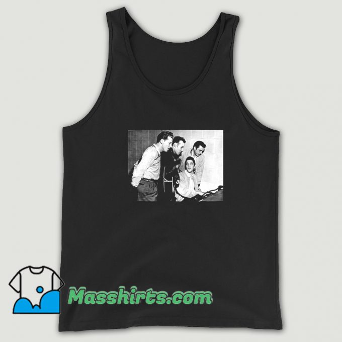 Awesome Elvis Presley Johnny Cash Million Dollar Tank Top