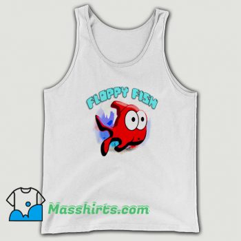 Awesome Floppy Fish Cartoon Fish Lover Tank Top