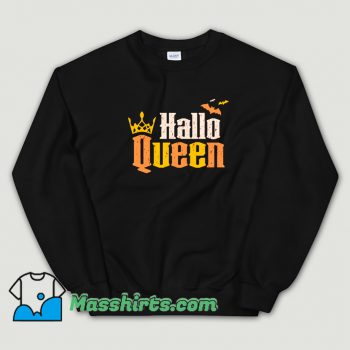 Awesome Hallo Queen Halloween Trick Or Treat Sweatshirt