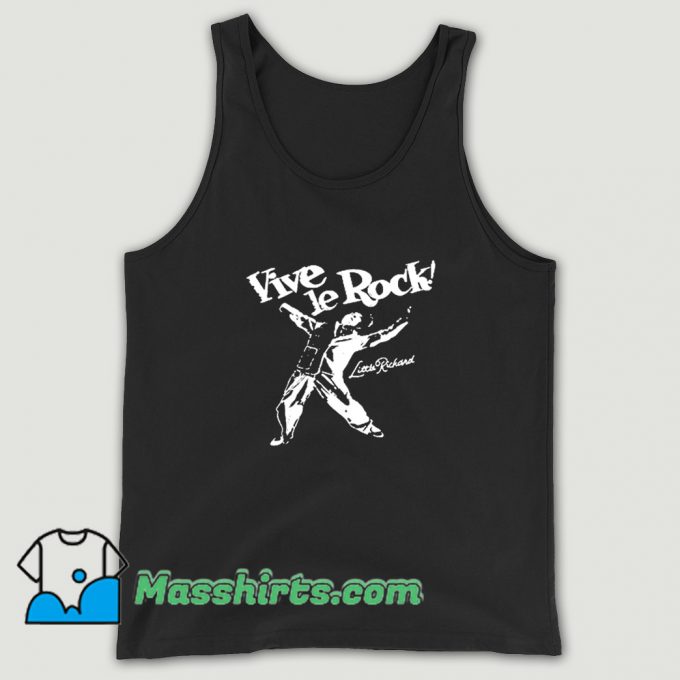 Awesome Little Richard Vive Le Rock Tank Top