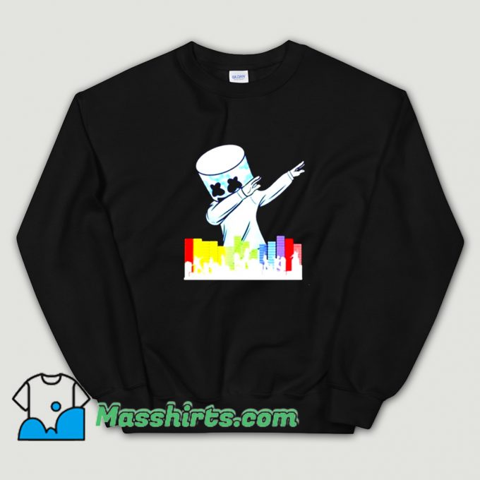 Awesome Marshmallow Dancing DJ Sweatshirt