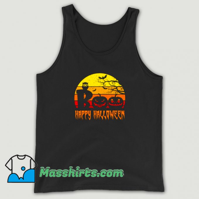 Best Boo Happy Halloween Tank Top