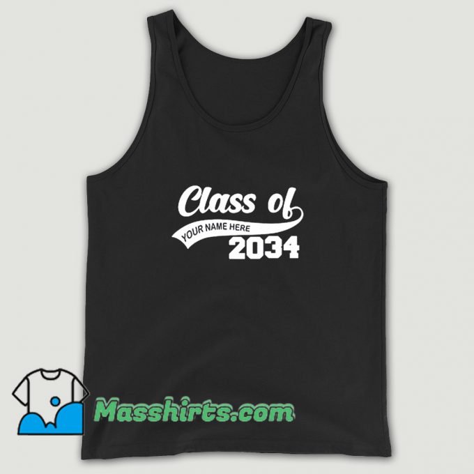 Best Graduation Class Of 2034 Tank Top