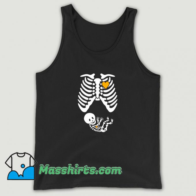 Best Skeleton Maternity Tank Top