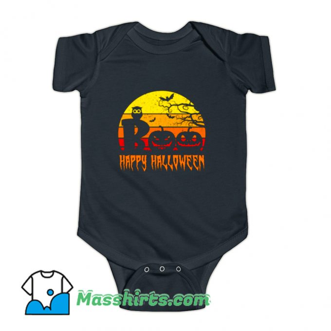 Boo Happy Halloween Baby Onesie