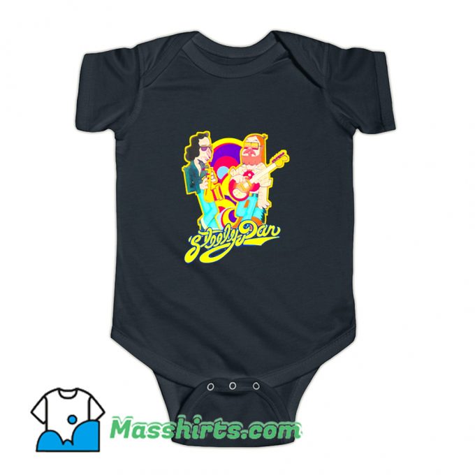 Cartoon Steely Dan Band Baby Onesie