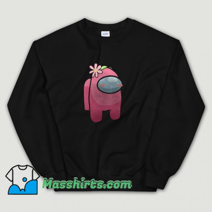 Classic Among Us Pink Sweatshirt