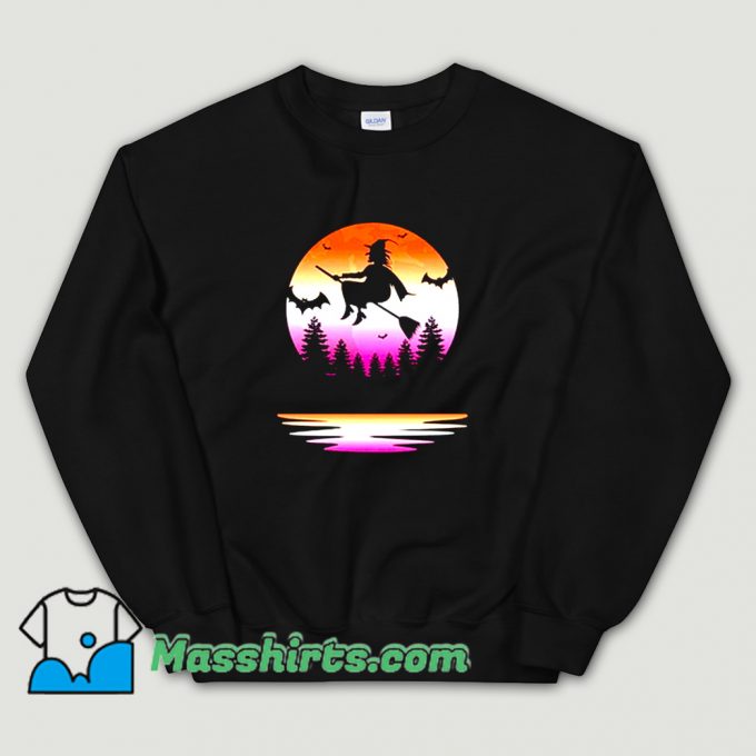 Classic Lesbian Pride Halloween Witch Sweatshirt