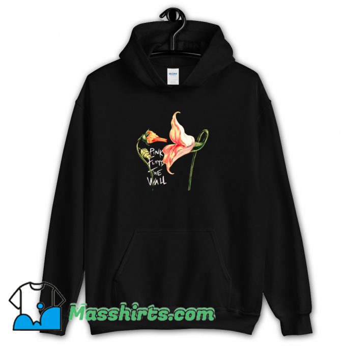 Classic Pink Floyd The Wall Flower Hoodie Streetwear