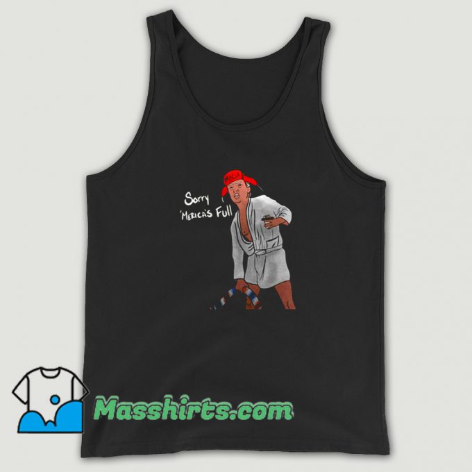 Classic Sorry Mericas Full Maga Trump Tank Top