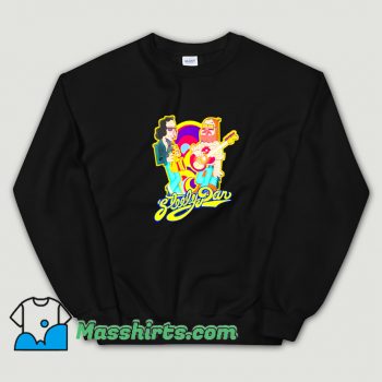 Cool Cartoon Steely Dan Band Sweatshirt