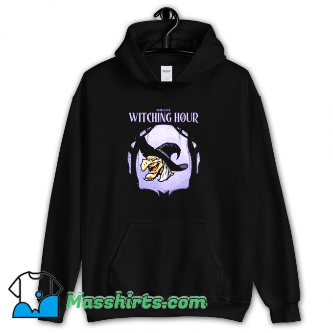 Cool Halloween Cartoon Darkness Old Witch Hoodie Streetwear