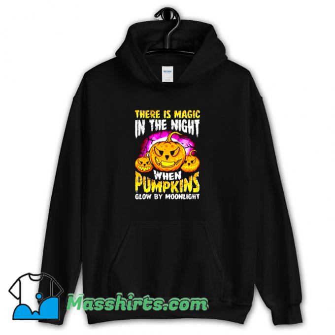 Cool Halloween Pumpkin Magic In The Night Hoodie Streetwear