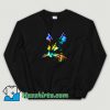 Cool Inspirational Cat Colourfull Sweatshirt