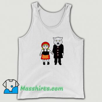 Cool Red Riding Hood Wolf Tank Top