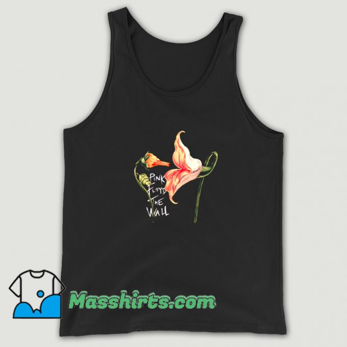 Cute Pink Floyd The Wall Flower Tank Top