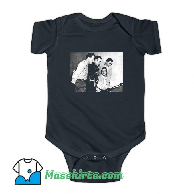 Elvis Presley Johnny Cash Million Dollar Baby Onesie