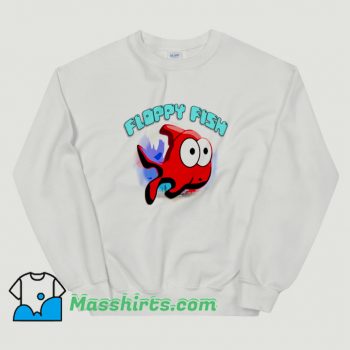 Funny Floppy Fish Cartoon Fish Lover Sweatshirt