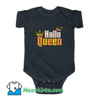 Hallo Queen Halloween Trick Or Treat Baby Onesie