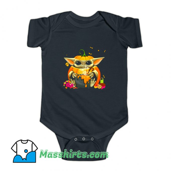 Happy Halloween Witch Pumpkin Baby Onesie