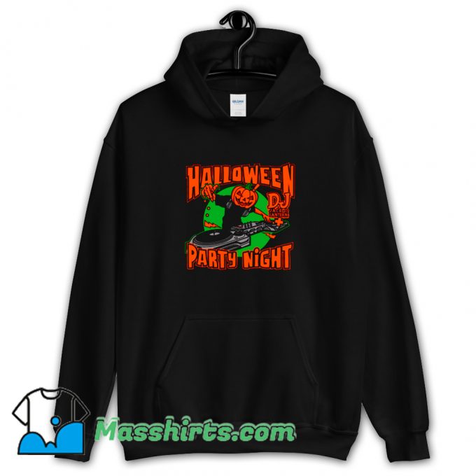 Jac o Lantern Dj In Music Disco Halloween Hoodie Streetwear