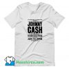 Johnny Cash In Person Folsom State Prison T Shirt Design