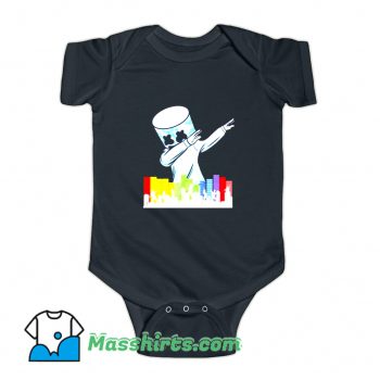 Marshmallow Dancing DJ Baby Onesie