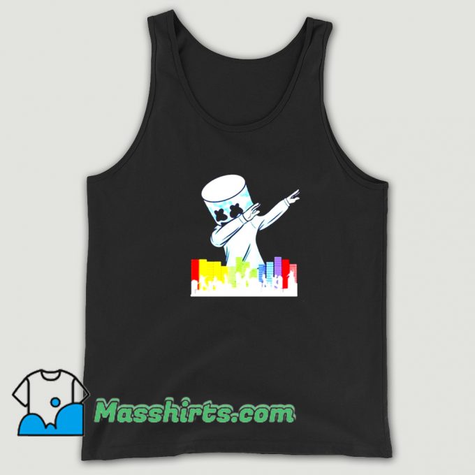 Marshmallow Dancing DJ Tank Top On Sale