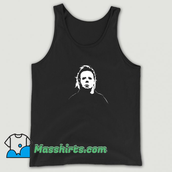 Michael Myers Mask Halloween Tank Top