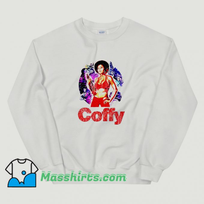 New Pam Grier Foxy Brown Coffy Sweatshirt